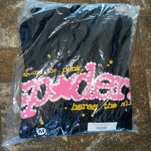 Sp5der hoodie black P*nk  Size Medium